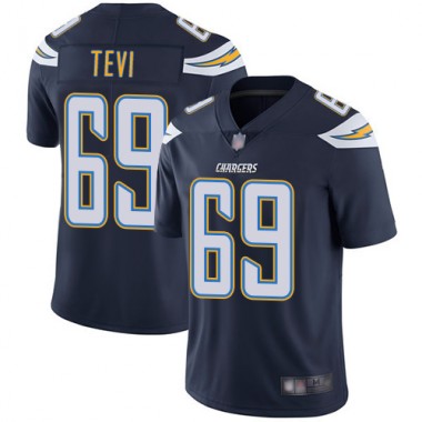 Los Angeles Chargers NFL Football Sam Tevi Navy Blue Jersey Youth Limited #69 Home Vapor Untouchable